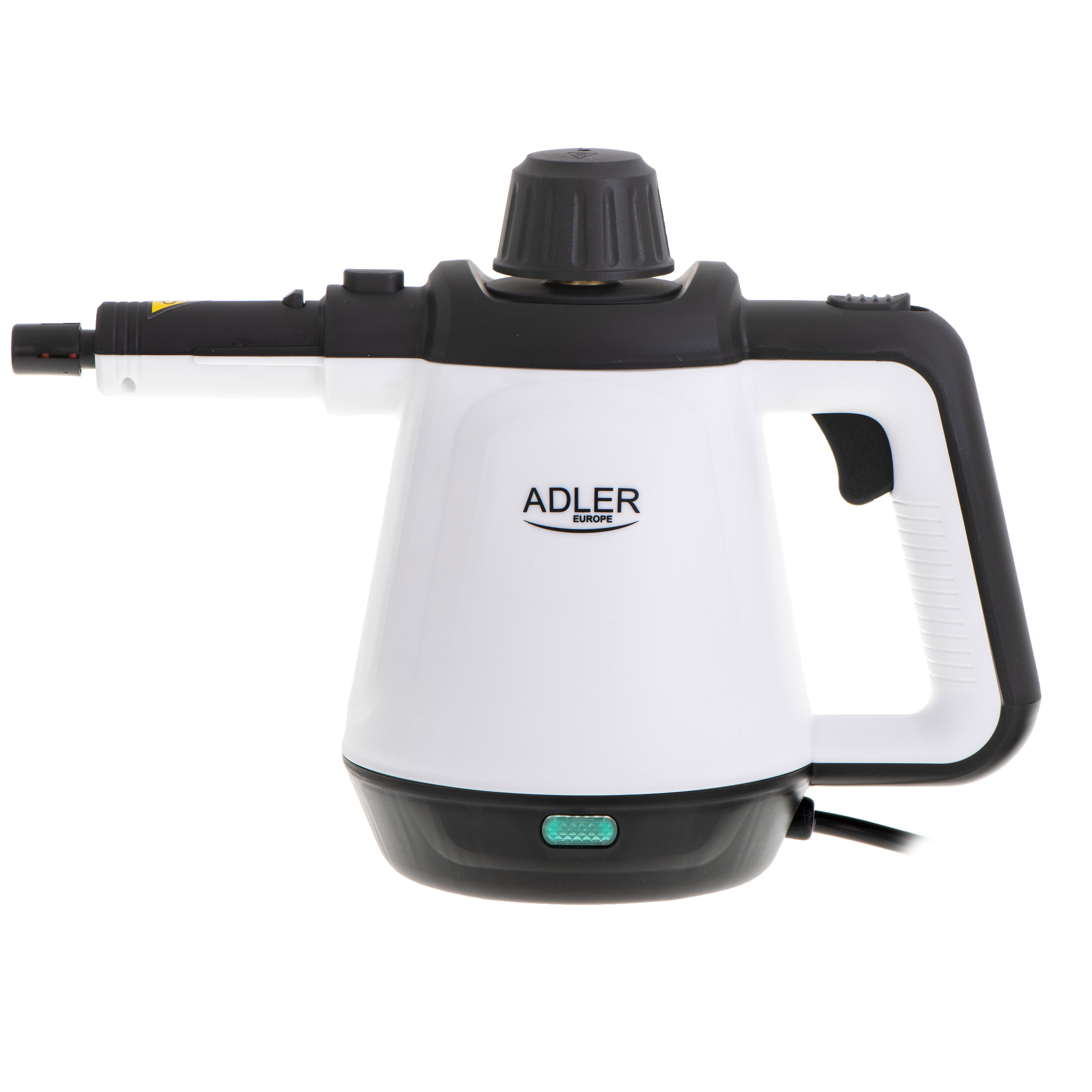 Adler - Steam cleaner - AD 7038 - Power 1200 W - Steam pressure 3.5 bar - Water tank capacity 0.45 L - White/Black