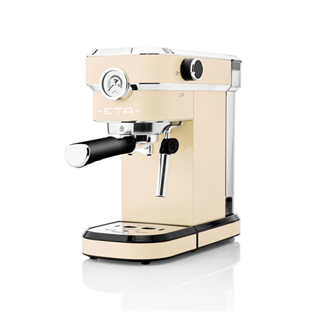 ETA - Espresso coffee maker - ETA618190040 Storio - Pump pressure 20 bar - Built-in milk frother - Semi-automatic - 1350 W - Beige