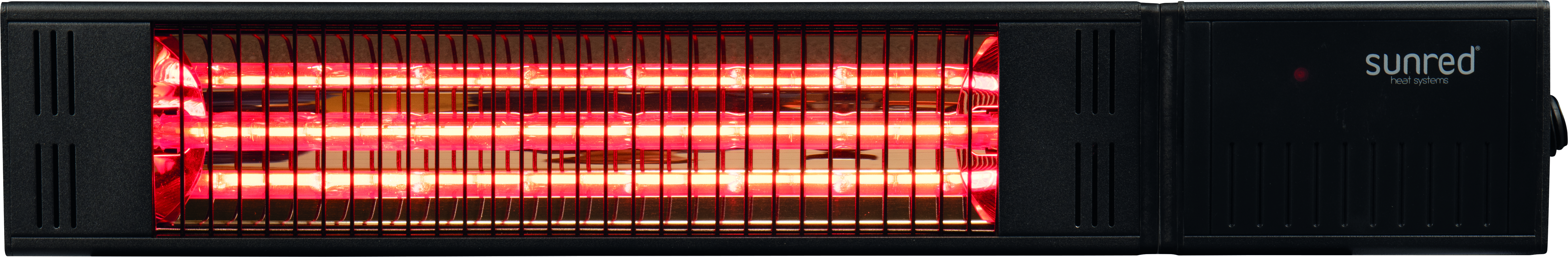 SUNRED - Heater - RDS-15W-B, Fortuna Wall - Infrared - 1500 W - Black - IP55