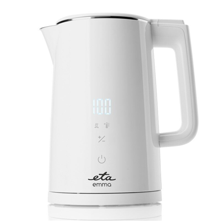 ETA - Kettle - ETA559590010 Emma - Electric - 2200 W - 1.5 L - Stainless steel - 360° rotational base - White