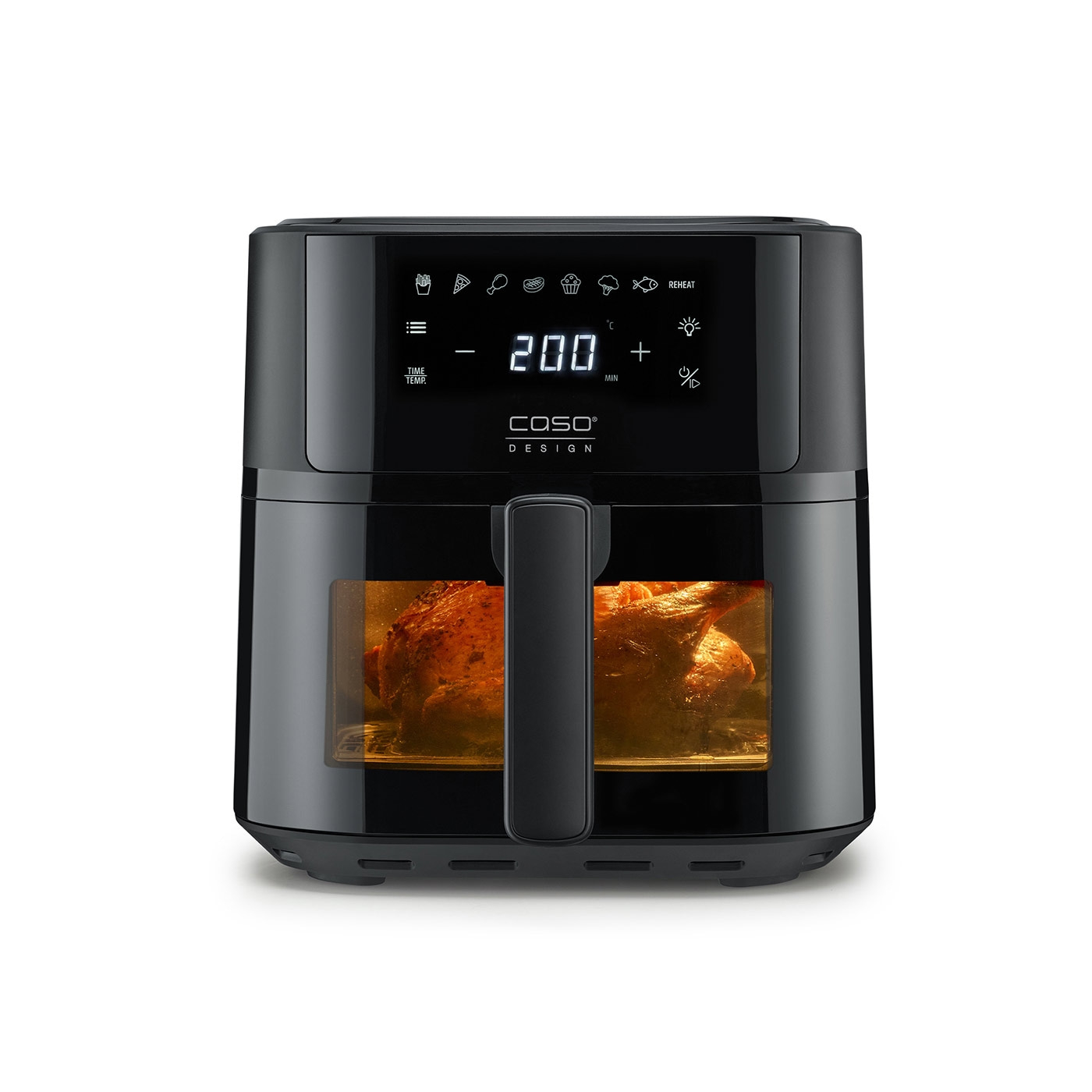 Caso Designer Air Fryer - AirFry 6.0 - Power 1700 W - Capacity 6 L - Black