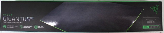 SALE OUT. - Razer - Rubber foam - Gigantus V2 Soft, 3XL - Gaming mouse pad - Black - USED AND DIRTY