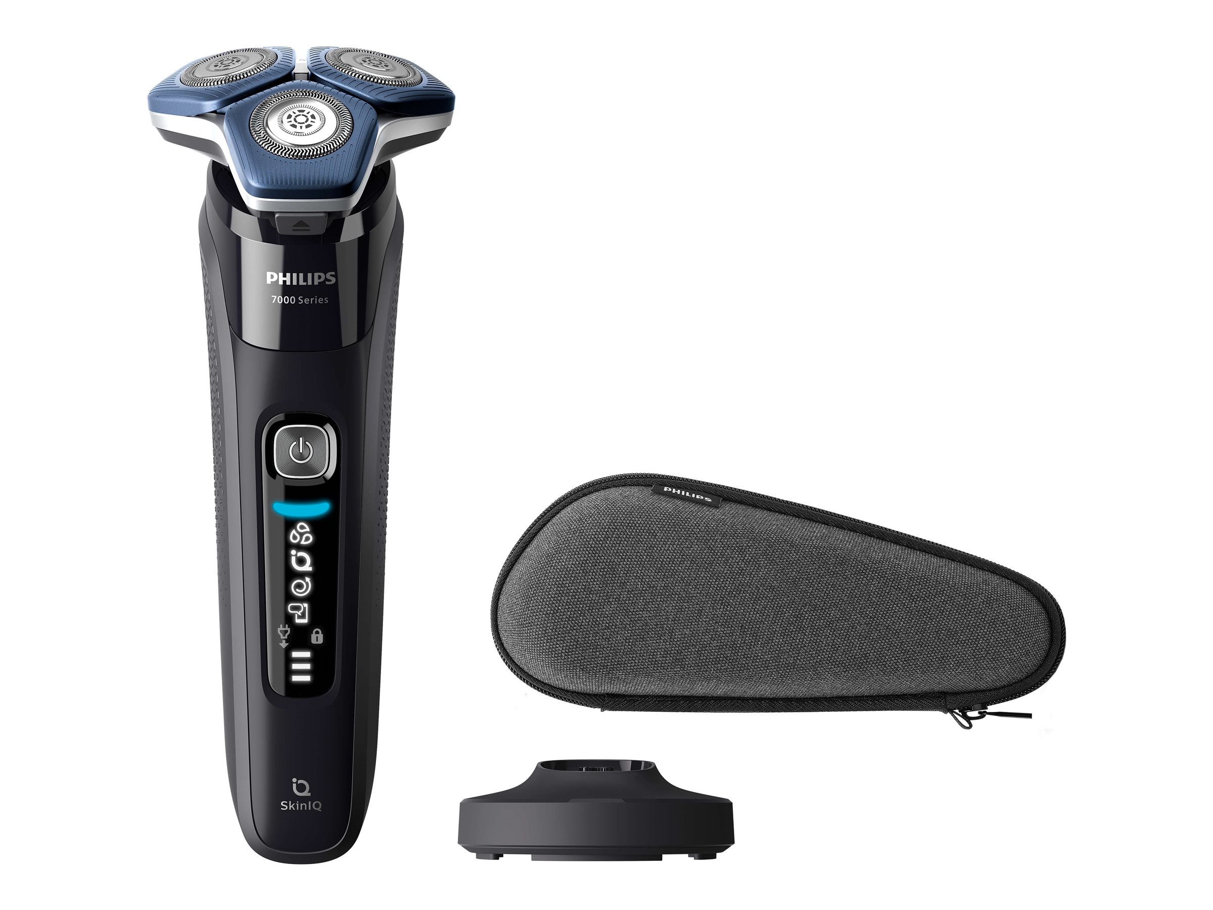 Philips Shaver - S7886/35 Series 7000 - Operating time (max) 60 min - Wet & Dry - Lithium Ion - Black