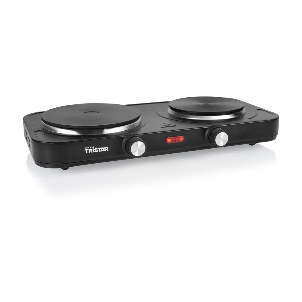 Tristar Table Hob - KP-6152 - Number of burners/cooking zones 2 - Black - Electric