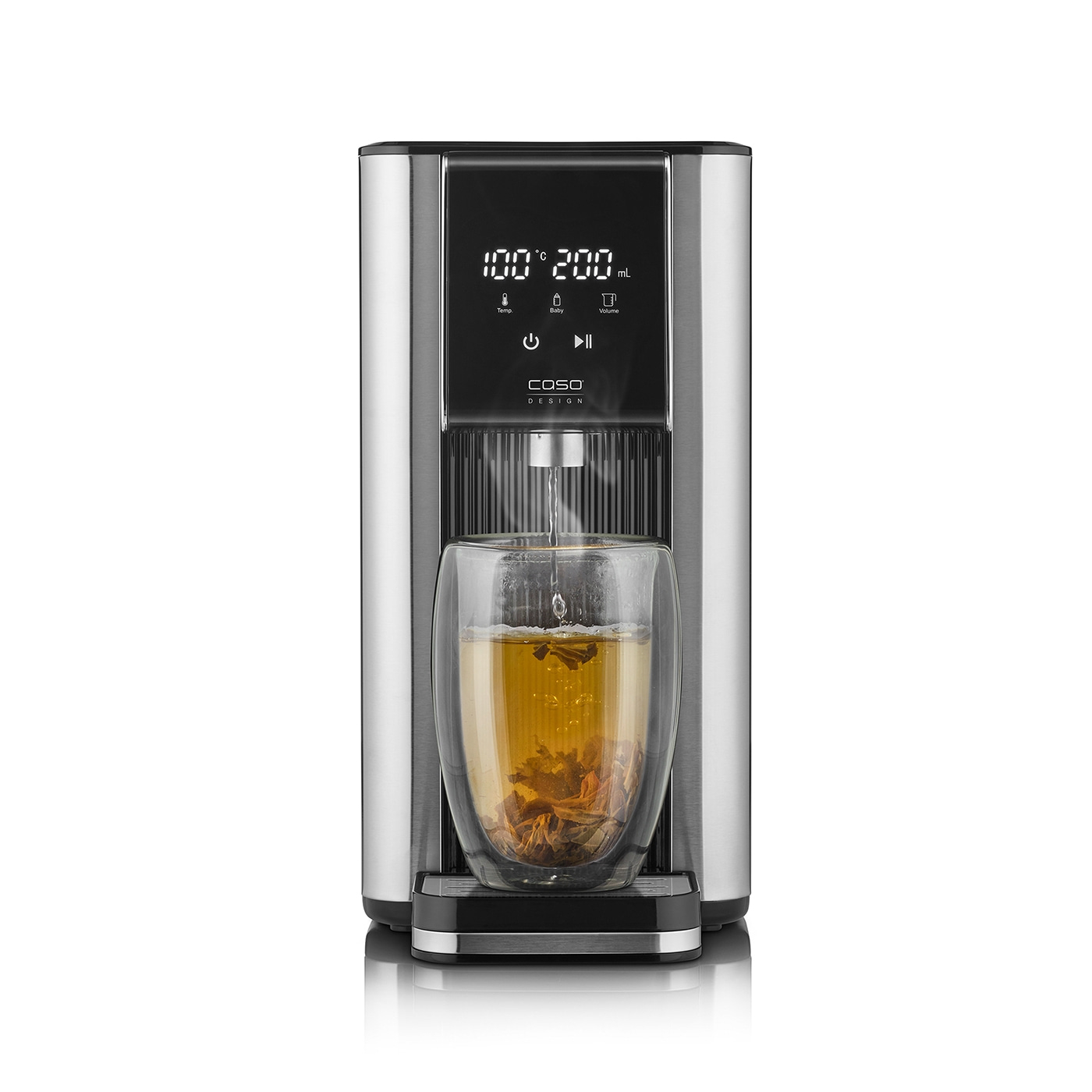 Caso - Turbo hot water dispenser - HW 620 - Water Dispenser - 2600 W - 2.5 L - Plastic/Stainless Steel - Black/Stainless Steel
