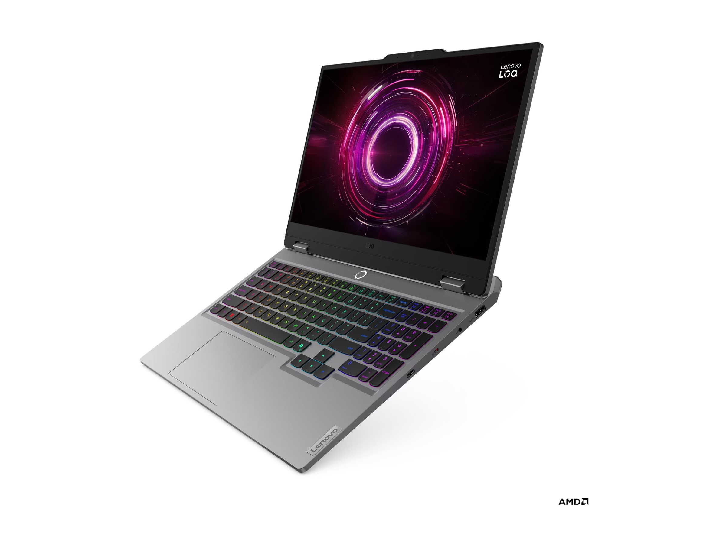Lenovo LOQ 15AHP10 - Luna Grey - 15.6 " - IPS - FHD - 1920 x 1080 pixels - Anti-glare - AMD Ryzen 7 - 250 - 16 GB - SODIMM DDR5 - Solid-state drive capacity 1000 GB - NVIDIA GeForce RTX 5060 - GDDR7 - 8 GB - Windows 11 Home - 802.11ax - Bluetooth version 