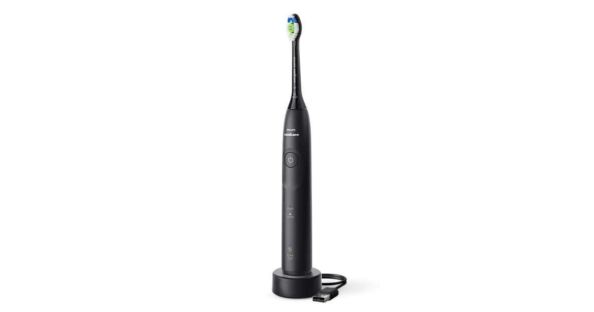 Philips - Electric Toothbrush - HX7111/01 Sonicare Series 5500 - Rechargeable - For adults - Number of brush heads included 1 - Number of teeth brushing modes 2 - Black
