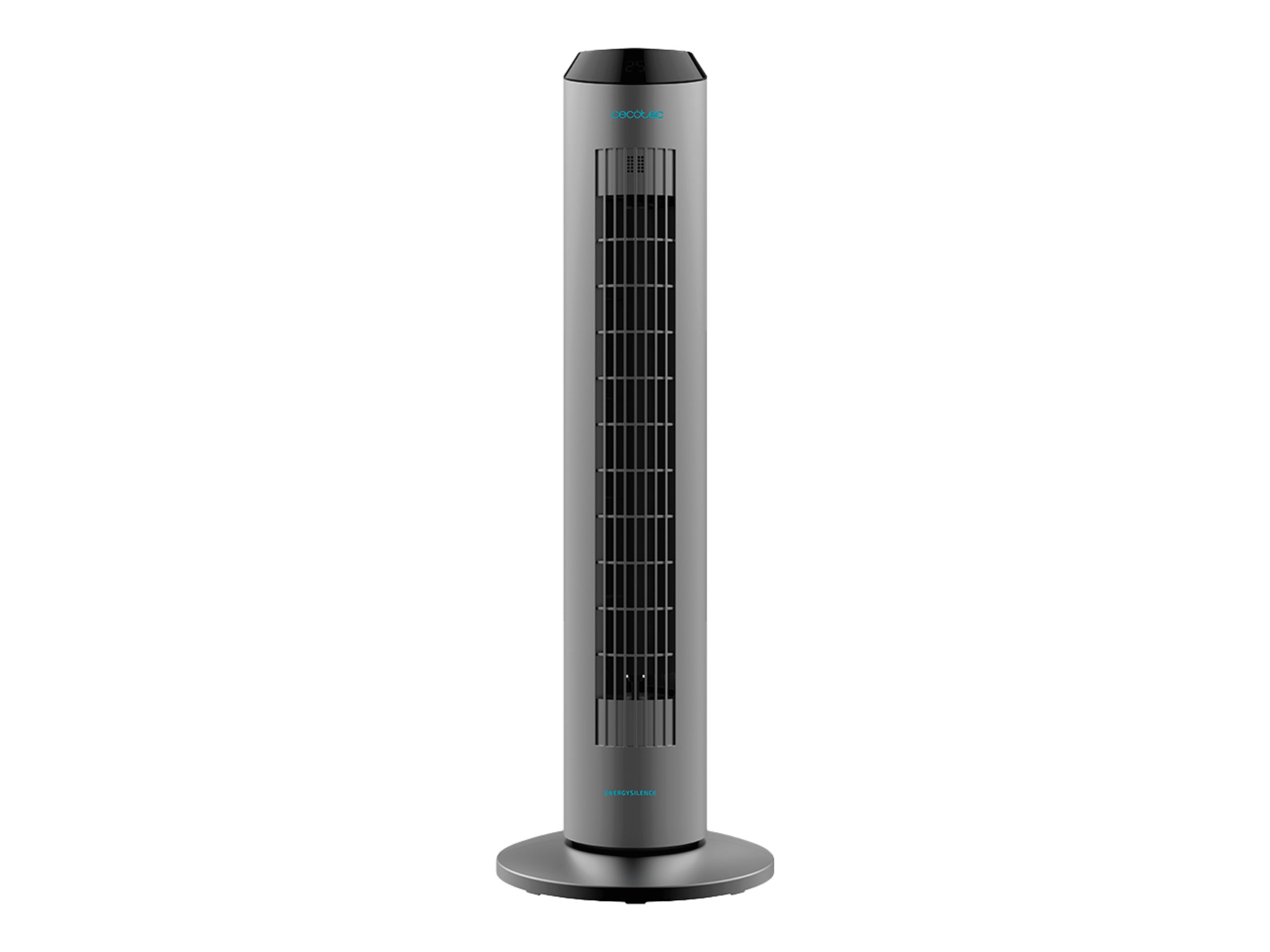 Cecotec EnergySilence 8190 Skyline Ionic - Tower Fan - Stand Fan - 60 W - Diameter 29 cm - Number of speeds 3 - Oscillation - Timer - Remote control - Grey