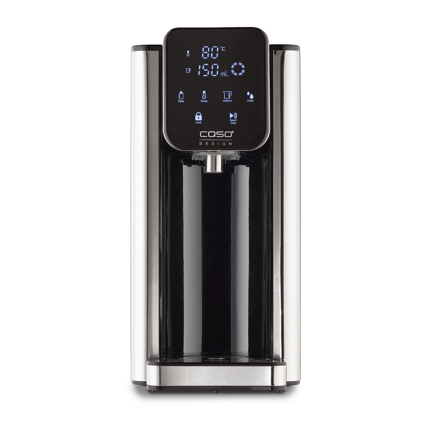 Caso HW 666 Inox - Turbo Hot Water Dispenser - Electric - 2200-2600 W - 2.7 L - Plastic/Stainless Steel - Stainless steel/Black
