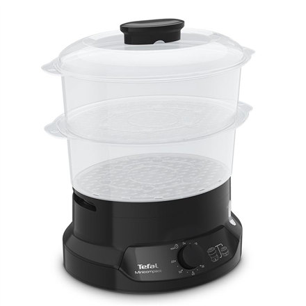 TEFAL - Food Steamer - VC139810 - Black - 800 W - Capacity 6 L - Number of baskets 2