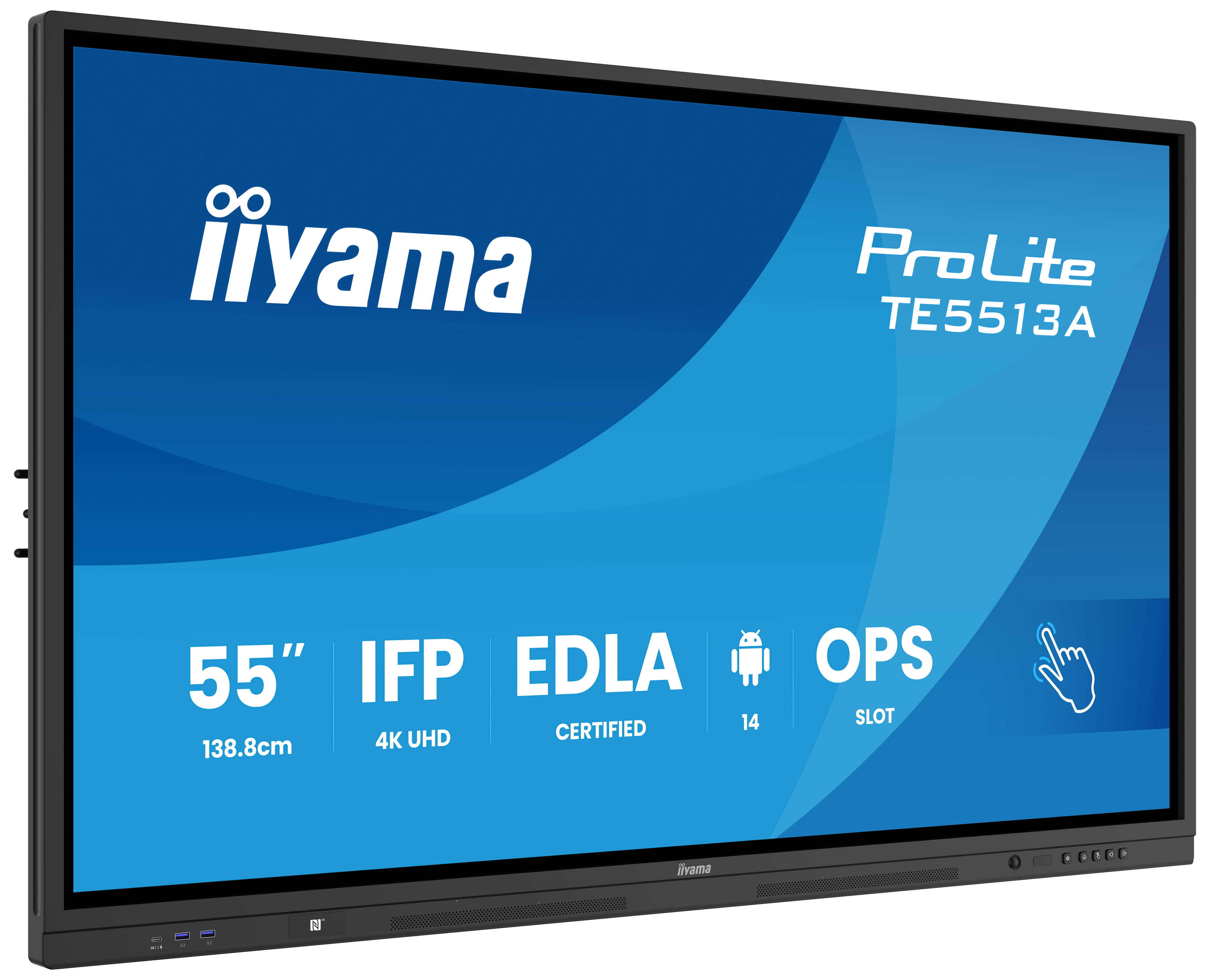 55" UHD IR 40P Touch AG with Interactive Android OS