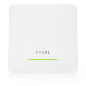 ZYXEL WIFI 7 AP, ACCESS POINT, BE6500, (2.4GHZ: 2X2:2, 5 OR 6GHZ: 4X4:2) MU-MIMO, DUAL RADIO 2.4 AND 5 OR 6GHZ, 1 X 2.5G LAN PORTS, POE+ (802.3AT), STANDALONE / NEBULA CLOUD INCLUDING POWER ADAPTER
