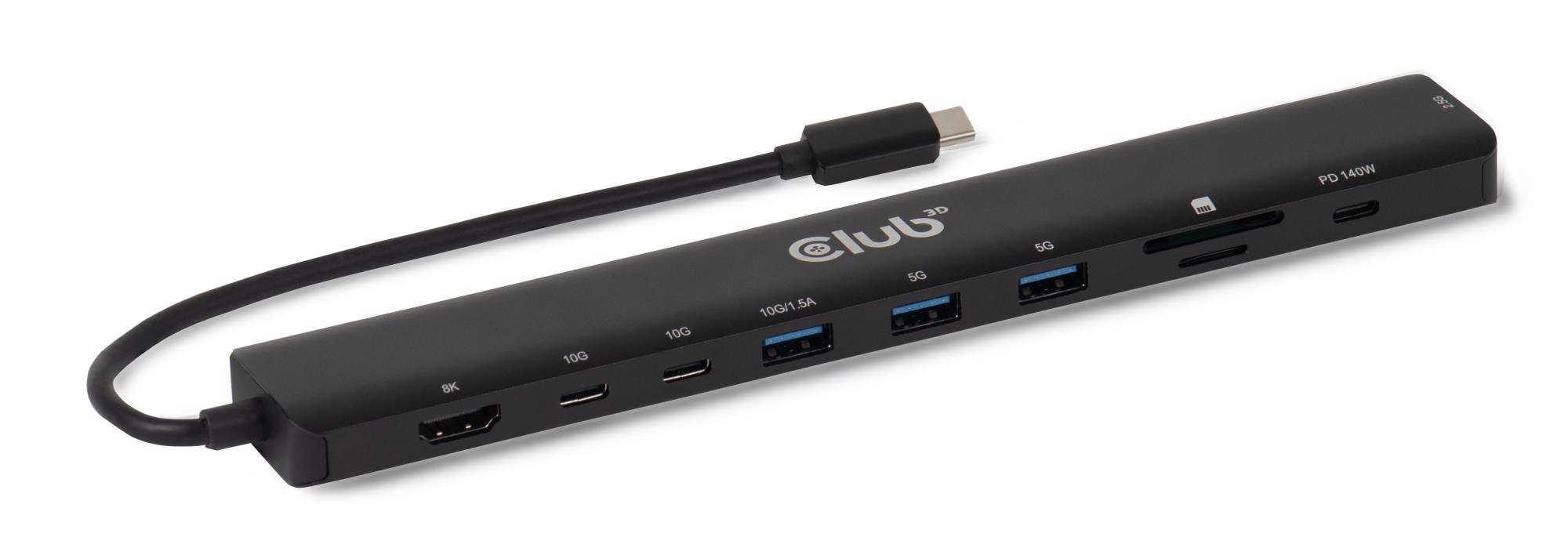 NB ACC DOCKING STATION 10IN1/USB-C 140W CSV-2550 CLUB3D