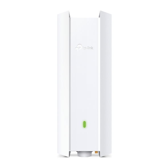 TP-LINK - AX3000 Indoor/Outdoor WiFi 6 Access Point - EAP650-Outdoor - 802.11ax - Mesh Support Yes - 574+2402 Mbit/s - 10/100/1000 Mbit/s - Ethernet LAN (RJ-45) ports 1 - No mobile broadband - MU-MiMO Yes - PoE in/out - Antenna type Internal