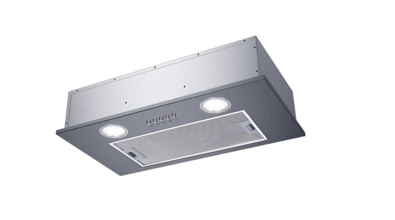 Candy Hood - CBG52SX - Canopy - Energy efficiency class C - Width 52 cm - 168 m³/h - Mechanical - LED - Silver