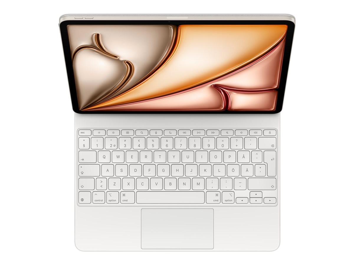 Apple Magic Keyboard for iPad Air 13-inch (M3) - Swedish - White - Apple