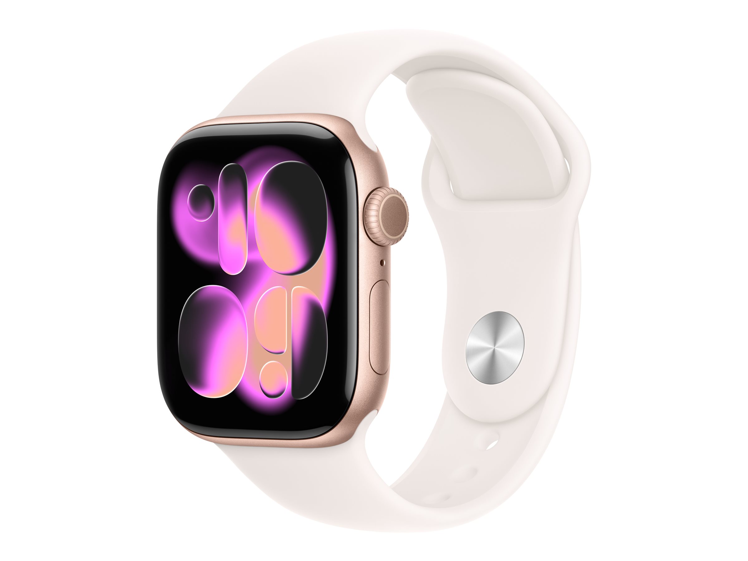 Apple Watch Series 11 GPS 42mm Rose Gold Aluminium Case with Light Blush Sport Band - M/L - Apple
