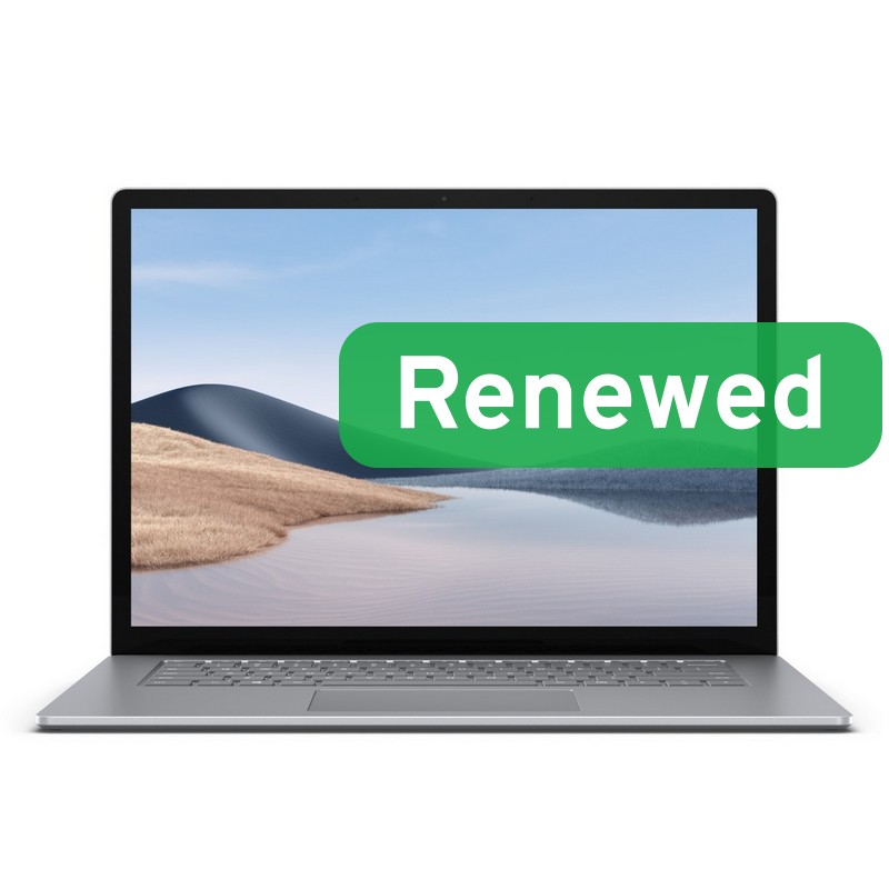 Microsoft Renewed Grade B - Surface Laptop 4 Platinum - 15 " - i7-1185G7 - 8 GB - SSD - 256 GB - Intel Iris Xe Graphics - Windows 11 Pro - Keyboard language US