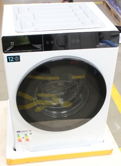 SALE OUT. Mijia Front Load Washer Dryer Pro 9kg EU - Xiaomi Mijia Washer Dryer Pro, EU - Energy efficiency class A/D - Front loading - Washing capacity 9 kg - 1400 RPM - Depth 57 cm - Width 60 cm - LCD - Drying system - Drying capacity 6 kg - Steam functi