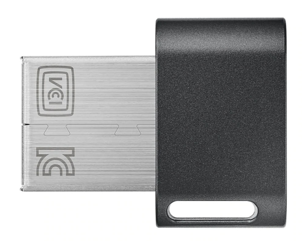 Samsung - FIT Plus - MUF-64AB/APC - 64 GB - USB 3.1 - Black/Silver