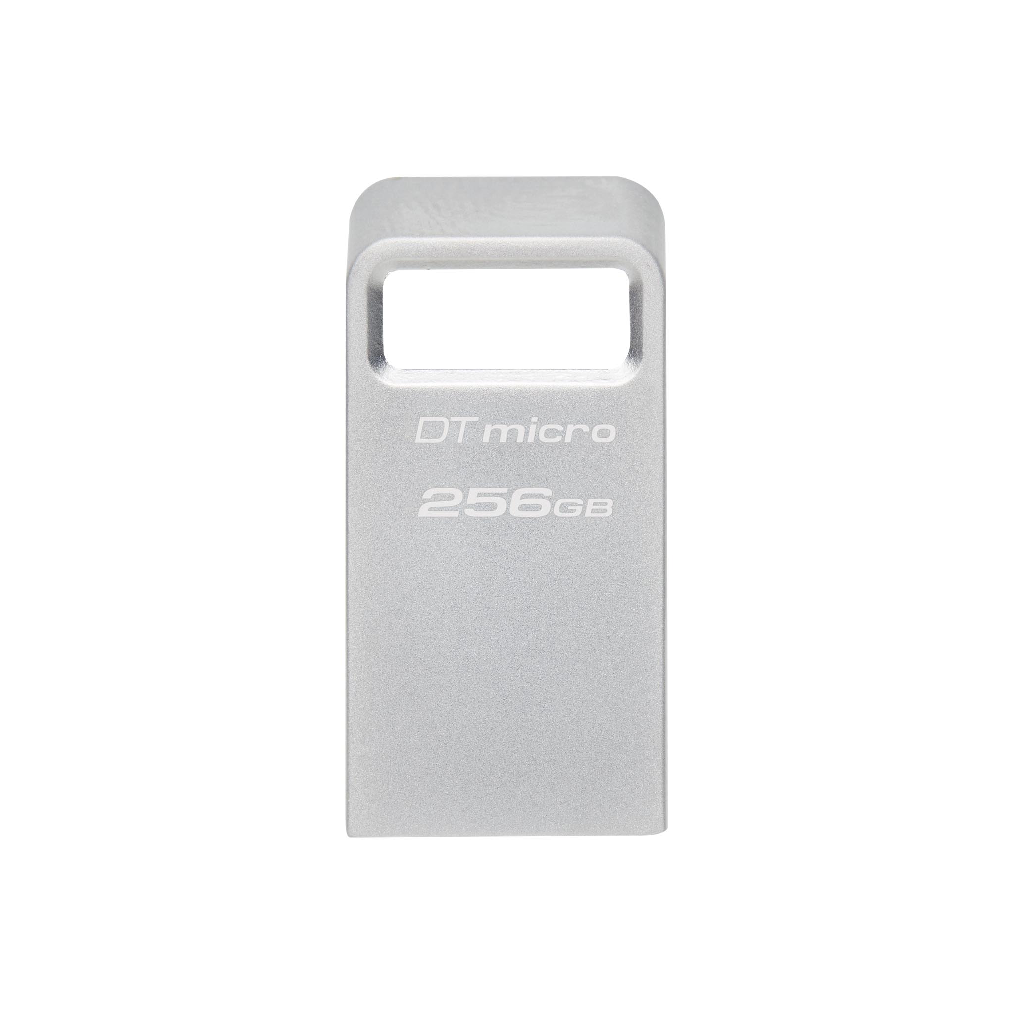 Kingston - USB 3.2 Flash Drive - DataTraveler micro - 256 GB - USB 3.2 - Silver