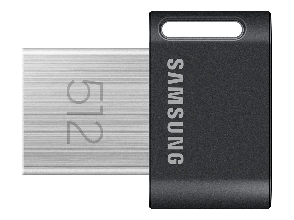 Samsung - FIT Plus - MUF-512AB/APC - 512 GB - USB 3.2 Gen 1 - Gray