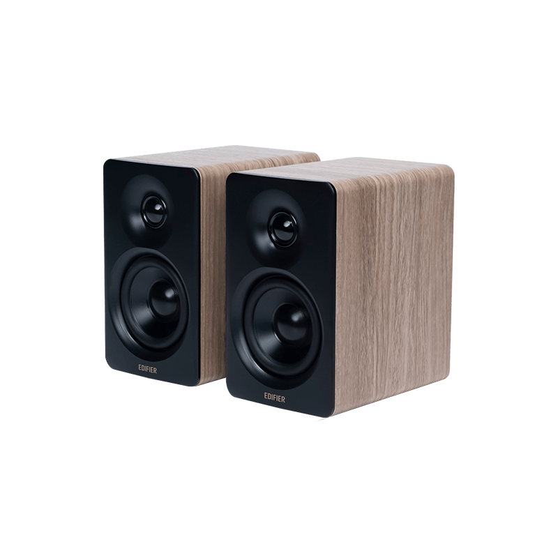 Edifier Compact Desktop 2.0 Speakers - M60 - 66 W - Bluetooth - Wireless connection - Classic Oak