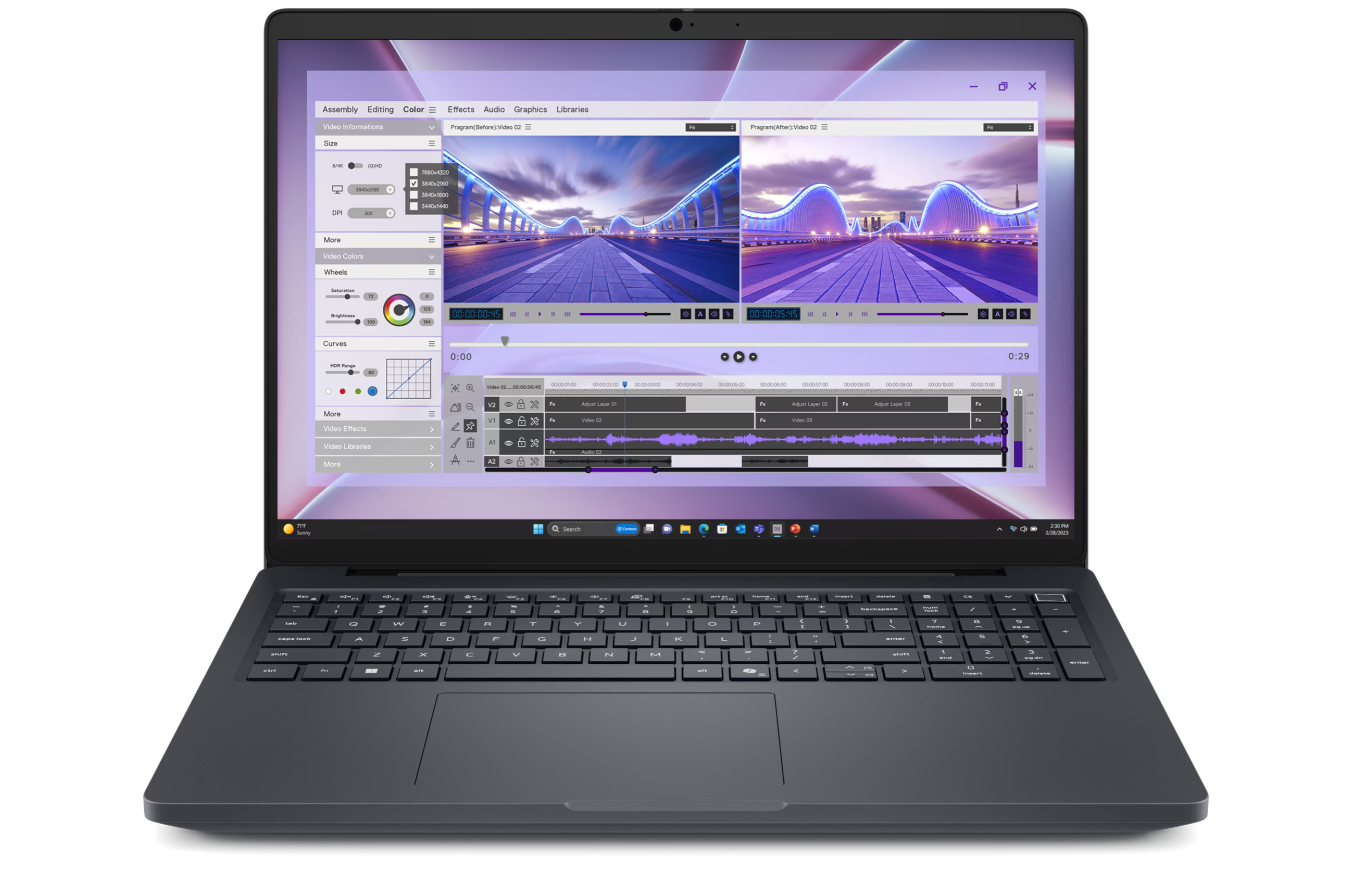 Dell Pro Max 16 - 16 " - FHD+ - Intel Core Ultra 7 - 255H - 16 GB - DDR5 - Solid-state drive capacity 512 GB - Intel Graphics - Windows 11 Pro - Bluetooth version 5.4 - Keyboard language Estonian - Keyboard backlit - Warranty 36 month(s) - Battery warrant
