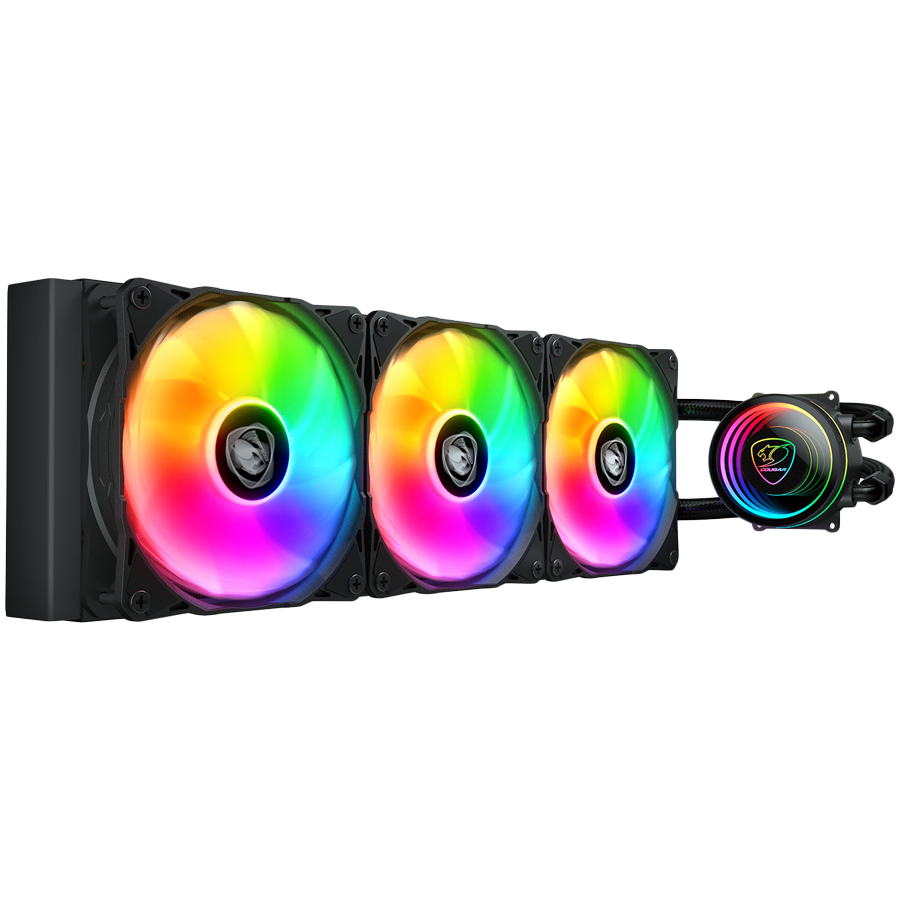 COUGAR POSEIDON ELITE ARGB 360 Black AiO Liquid Watercooling