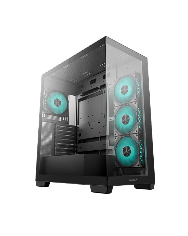 Deepcool CG580 4F - Black - Mid Tower - ATX PS2