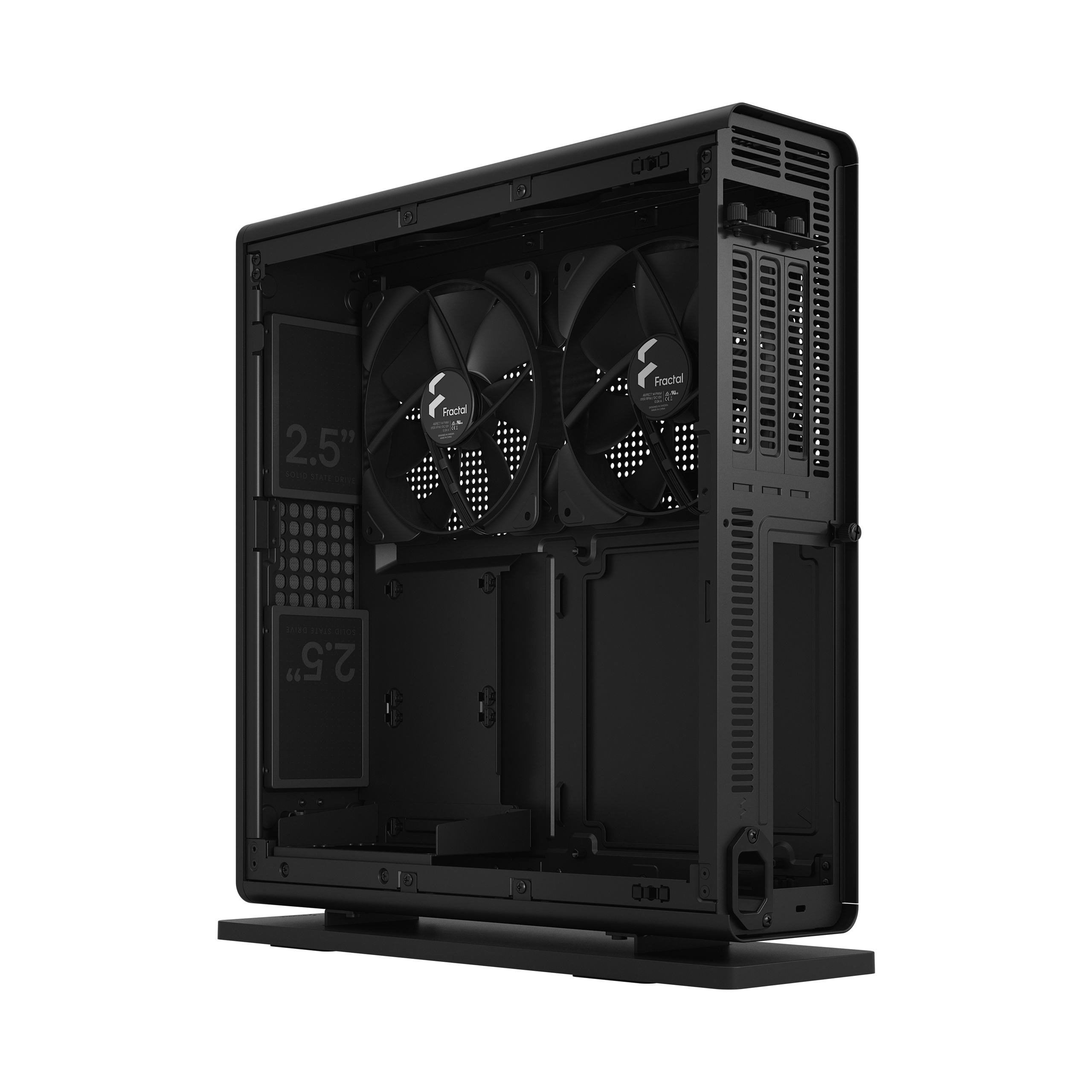 Fractal Design - Ridge - FD-C-RID1N-11 - Black - Mini ITX - SFX, SFX-L