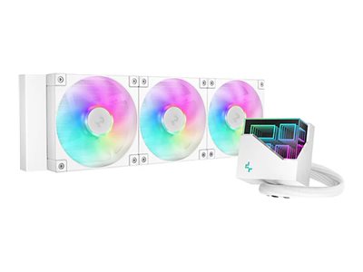 Deepcool - Liquid CPU cooler - LT360 WH ARGB - Intel, AMD
