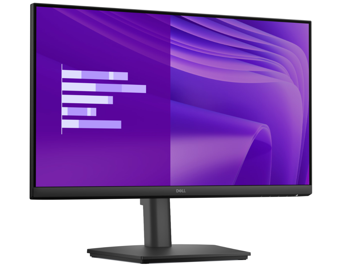 Dell - E2425HSM - 24 " - IPS - FHD - 16:9 - 100 Hz - 5 ms - 1920 x 1080 pixels - 250 cd/m² - HDMI ports quantity 1 - Black