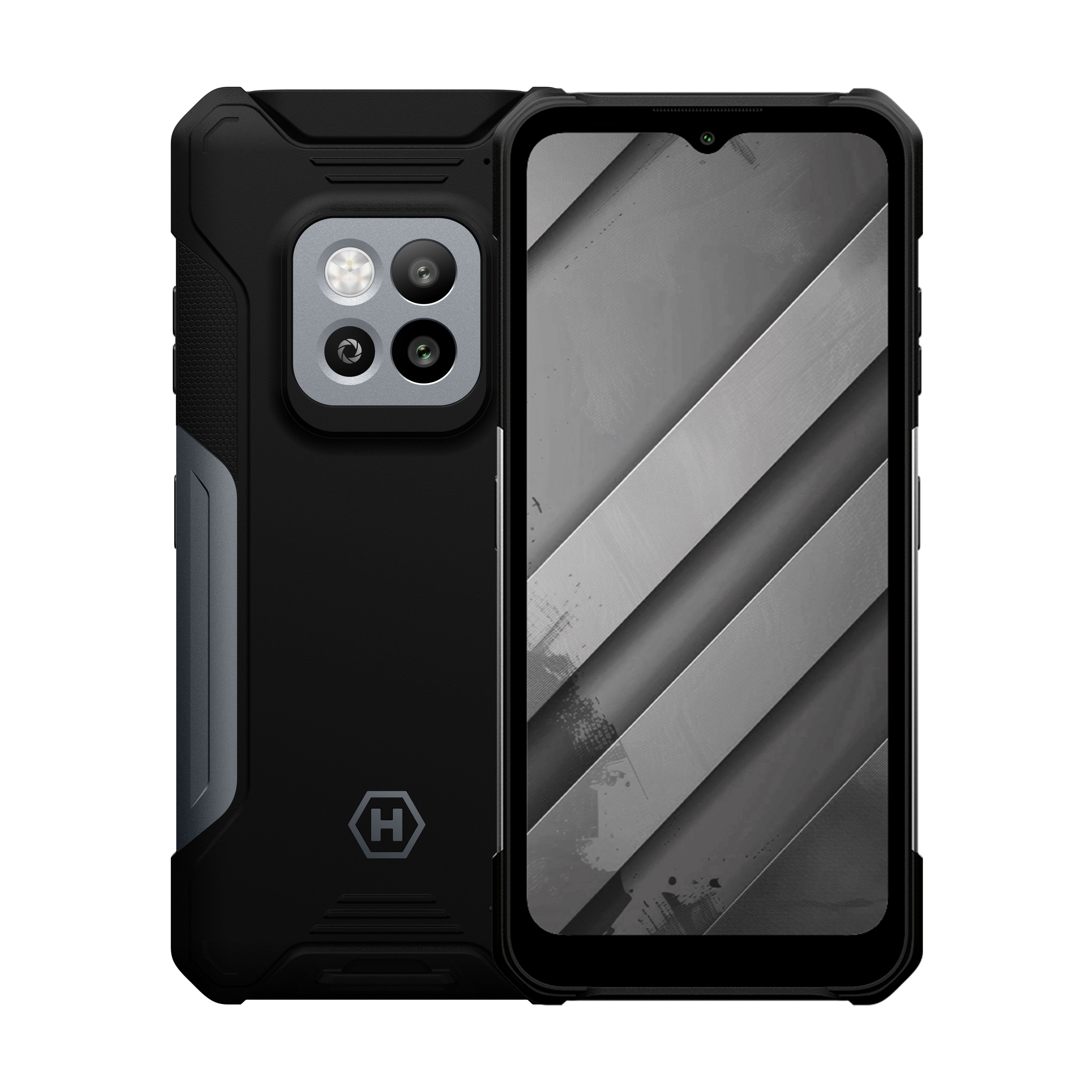 Hammer - Construction - 2 5G - Silver - 6.58 " - IPS - 1080 x 2408 pixels - Mediatek - Dimensity 6300 - Internal RAM 6 GB - 128 GB - microSD - Dual SIM - Nano SIM - 3G - 4G - 5G - Main camera resolution 50 MP - Secondary camera resolution 8 MP - Android |