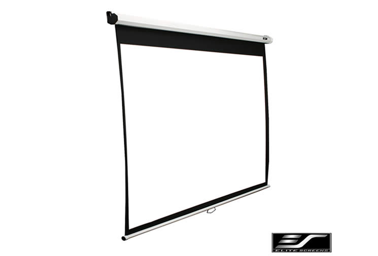 Elite Screens - Manual Series - M136XWS1 - Diagonal 136 " - 1:1 - Viewable screen width (W) 244 cm - White