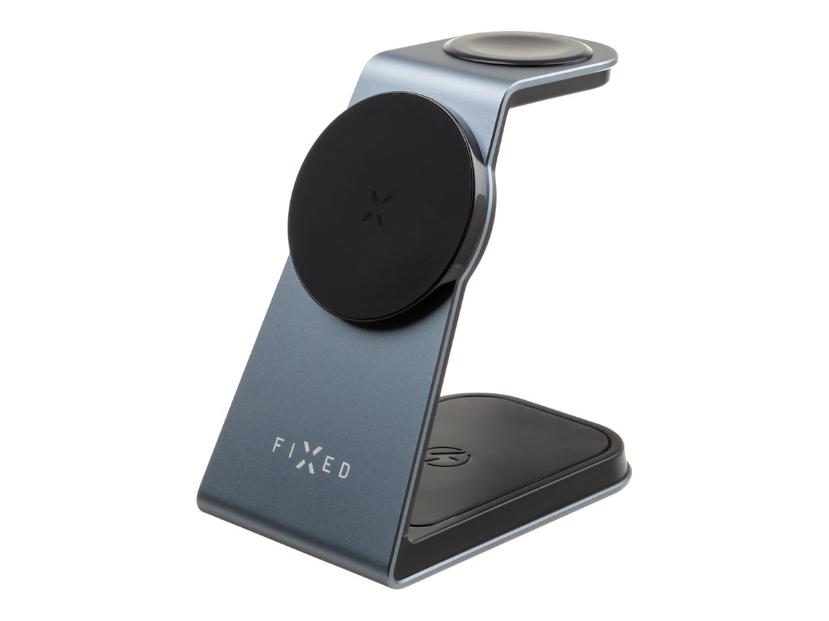 Fixed - MagPowerstation ALU stand with wireless charging 3 in 1 - FIXMPOS-AL-GR