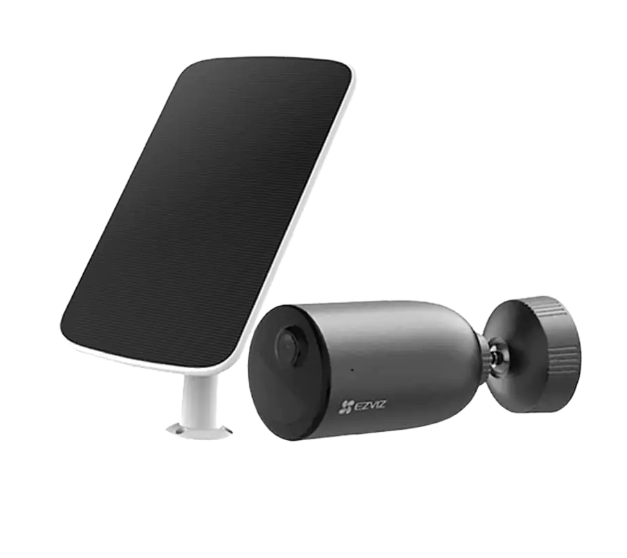 EZVIZ - Camera with battery and solar panel - CS-EB3 4G - Bullet - 3 MP - 2.8mm - IP65 - H.264/H.265 - Micro SD, Max. 512 GB