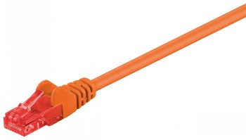 GB CAT 6 PATCH CABLE, U/UTP ORANGE 2M