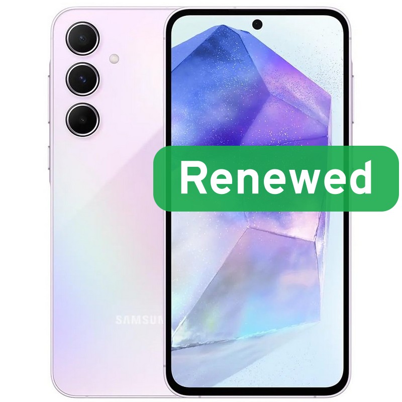 Samsung Renewed Grade A - Galaxy A55 5G - Awesome Lilac - 6.6 " - 128 GB - 5G