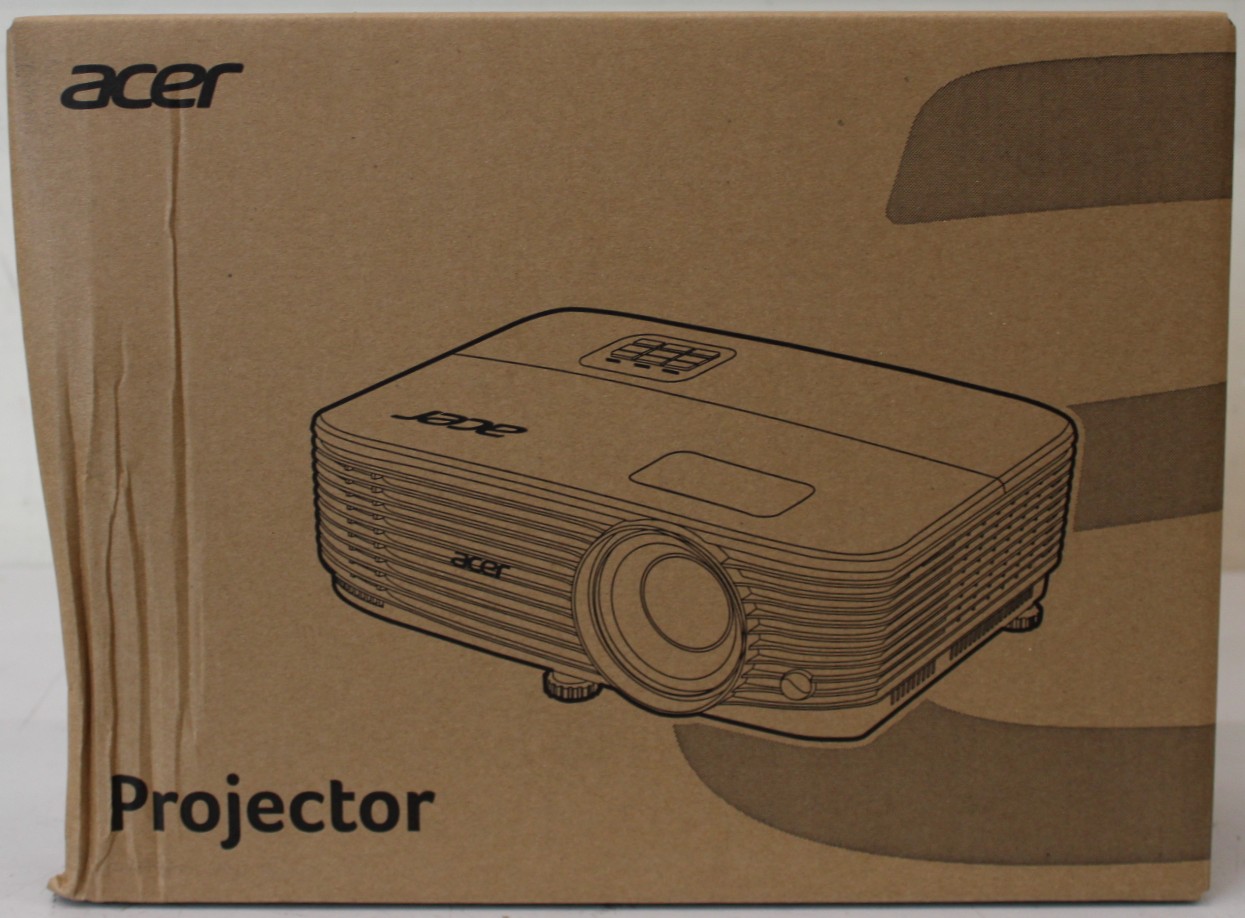 SALE OUT. Acer X1229HP Projector, DLP, XGA, 4800lm, 20000/1, Black - SALE OUT. Acer X1229HP - WUXGA (1920x1200) - 4800 ANSI lumens - Black - DAMAGED PACKAGING