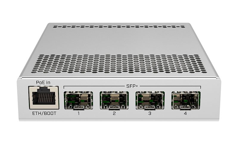 MikroTik - Switch - CRS305-1G-4S+IN - Web managed - Desktop - Gigabit Ethernet (copper) ports quantity 1 - SFP+ ports quantity 4