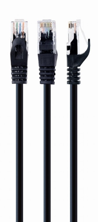UTP Cat6 - Patch cord - PVC AWG 26 (7 x 0.15 mm wire) - Black - 5 m