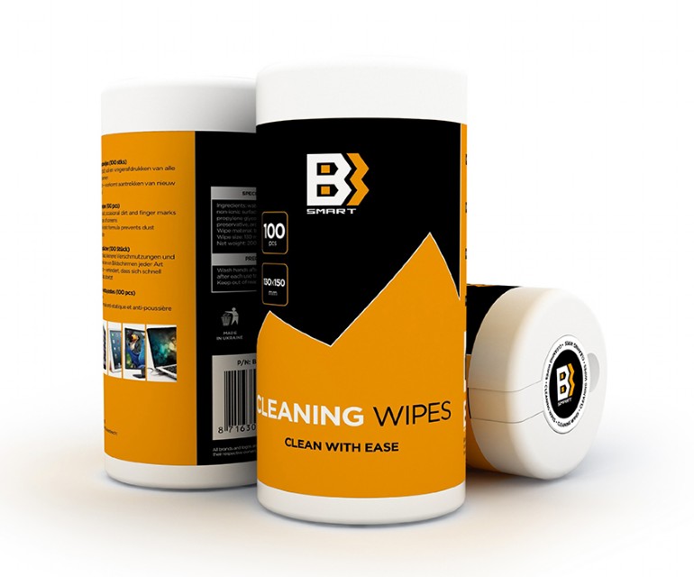 Gembird - Cleaning Wet Wipes (100 pcs) - BB-WW100 - Cleaning wipes (100 pcs)