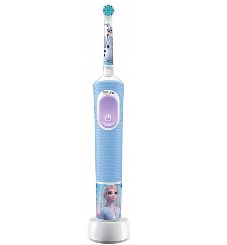 Oral-B - Electric Toothbrush - Vitality PRO Kids Frozen - Rechargeable - For kids - Number of brush heads included 1 - Number of teeth brushing modes 2 - Blue