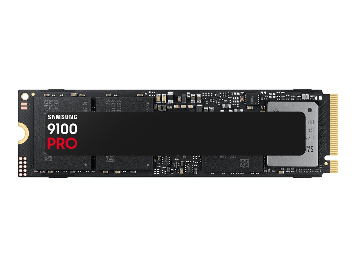 Samsung 9100 PRO - 2000 GB - SSD form factor M.2 2280 - Solid-state drive interface PCI Express 5.0 x4 (NVMe) - Read speed 14700 MB/s - Write speed 13400 MB/s