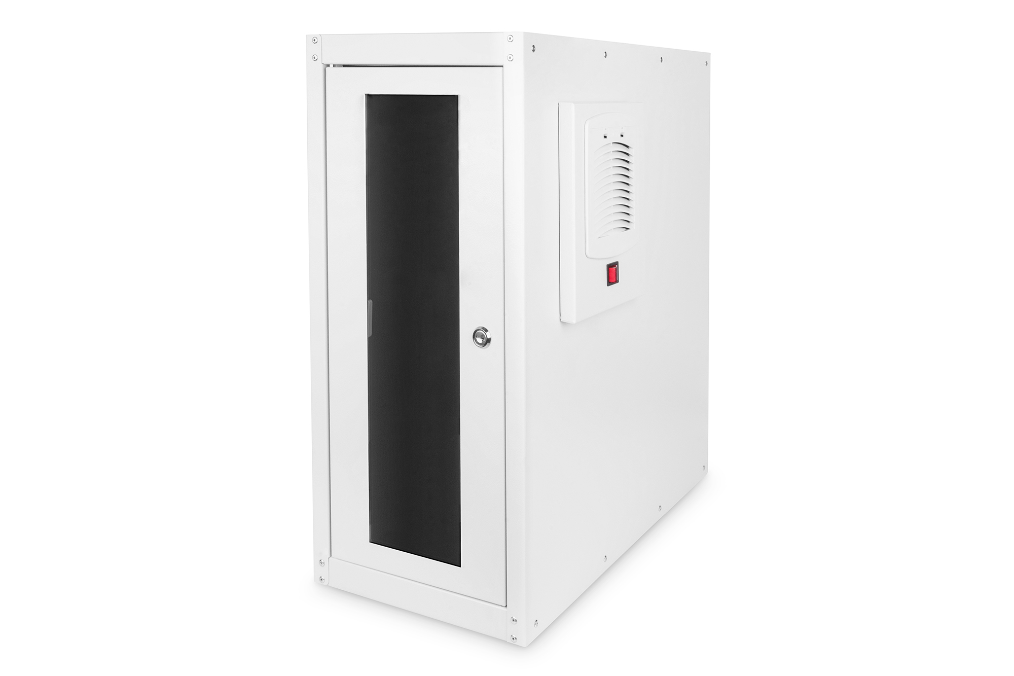Digitus Computer housing with in-built filter fan and levelling feet - DN-CC 9002 - IP54 - Light grey