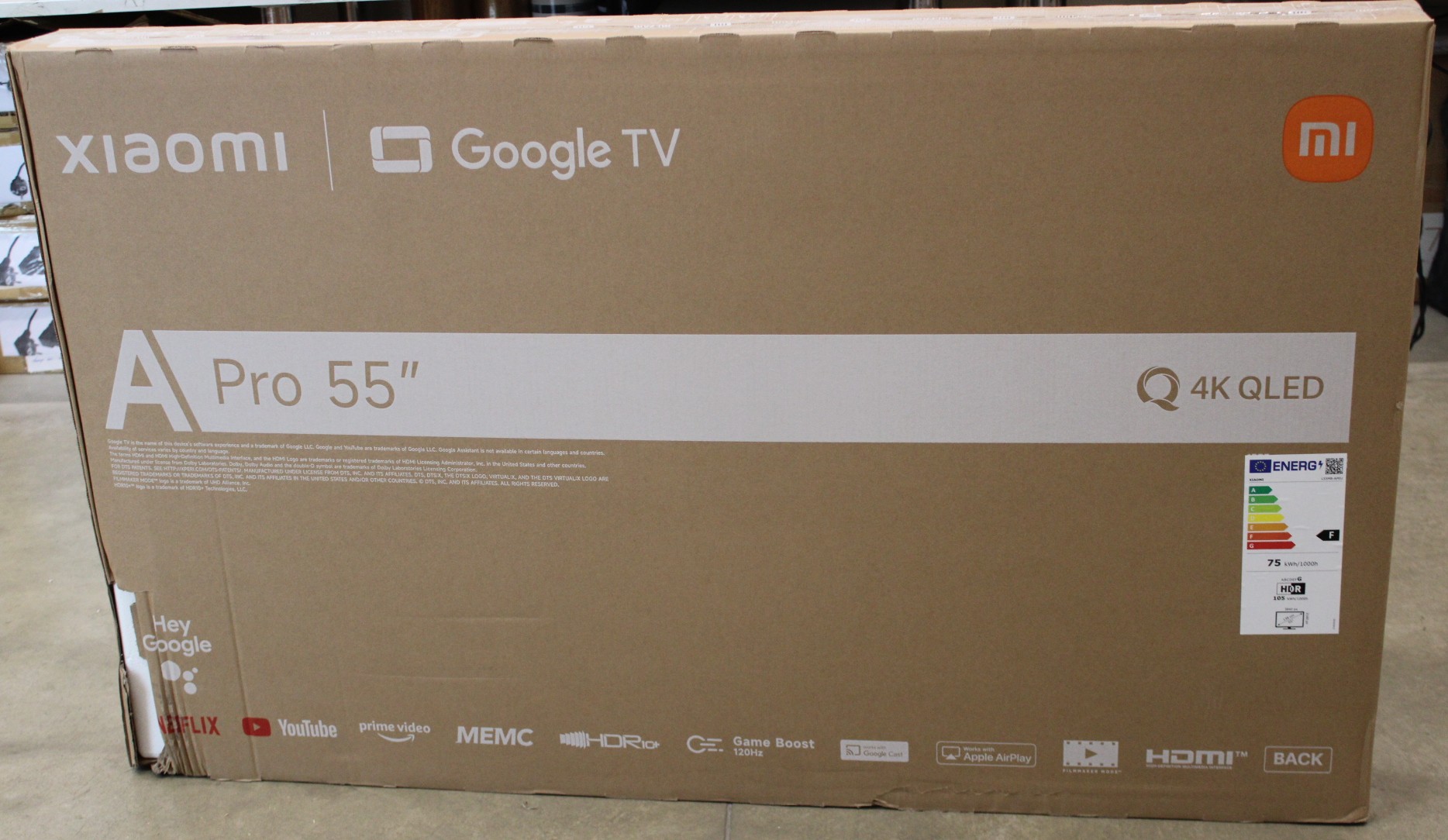 SALE OUT. Xiaomi QLED TV A Pro 2026 55'' - Xiaomi QLED TV A Pro 2026 - 55 - Smart TV - Google TV - 4K UHD - DAMAGED PACKAGING