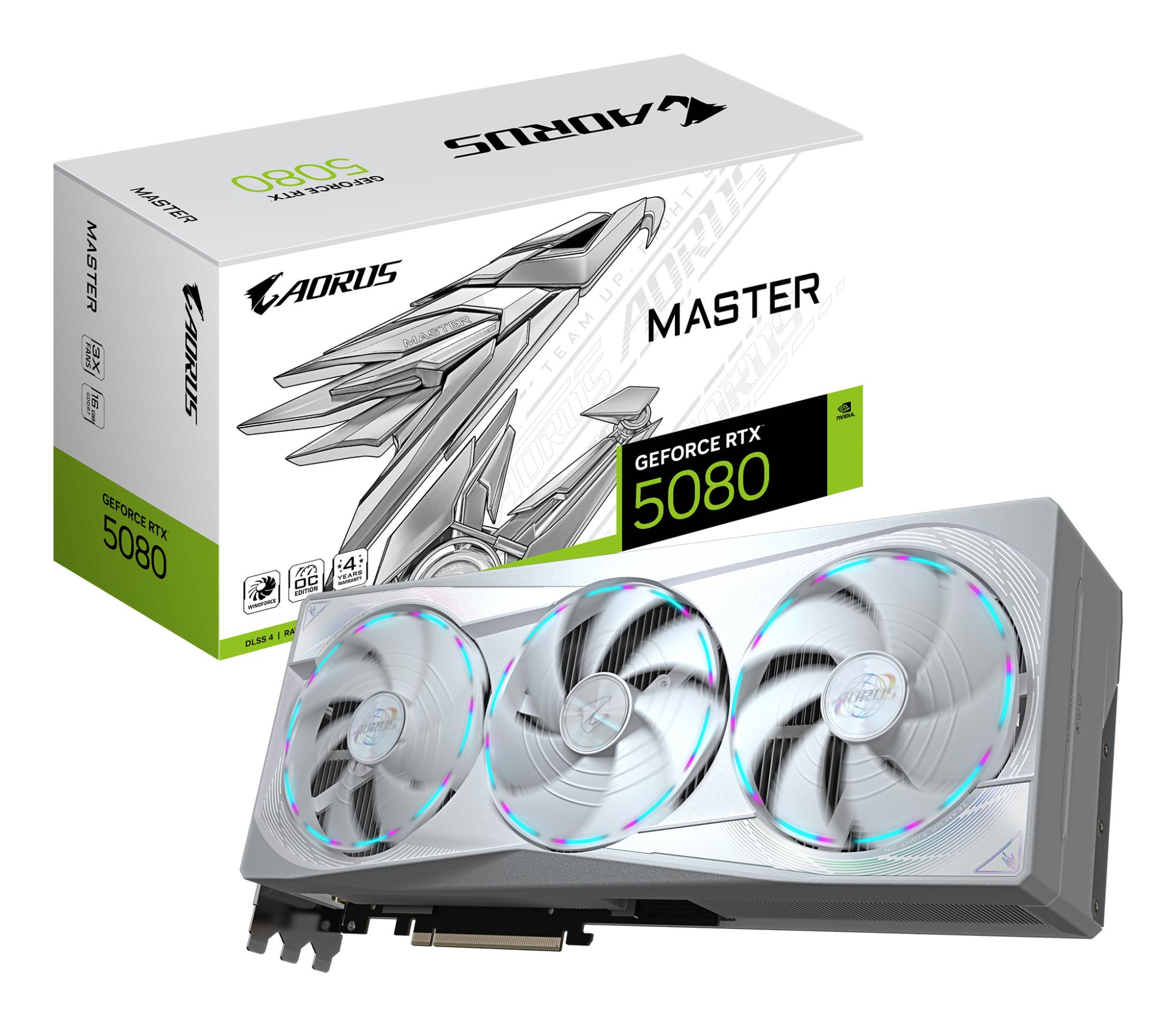 Graphics Card|GIGABYTE|NVIDIA GeForce RTX 5080|16 GB|GDDR7|256 bit|PCIE 5.0 16x|GPU 2617 MHz|Dual Slot Fansink|1xHDMI|3xDisplayPort|GV-N5080AORUSMICE-16GD