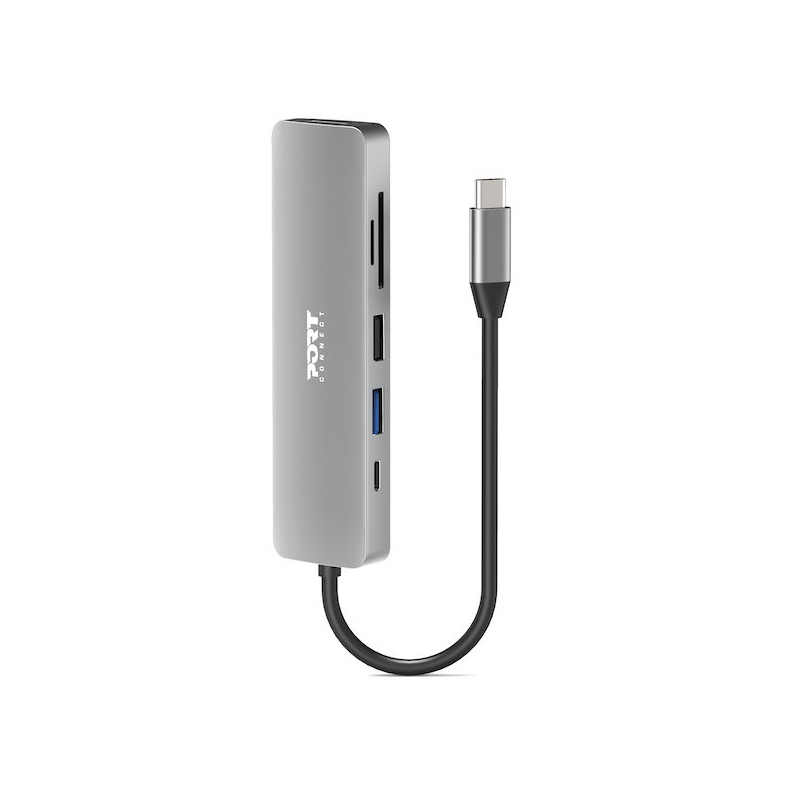 PORT CONNECT - Mobile docking station 1 X 4K USB-C 5 devices, 100W