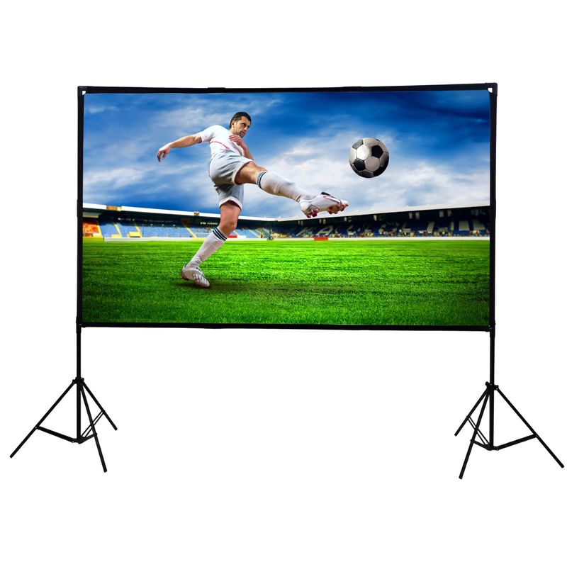 Extralink - Foldable Projection Screen, 186 x 105 cm - Diagonal 84 " - White
